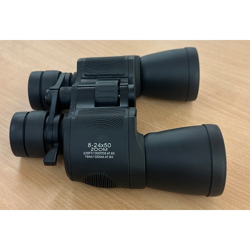 23 - Set of 8-24x50 Zoom binoculars