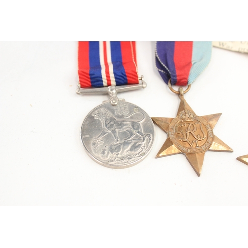 129 - Boxed WW2 Casualty Medal Group, Casualty Note Pte J. Mayfield x 3