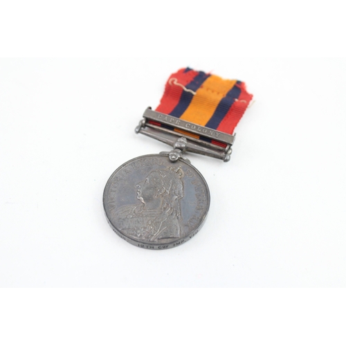 133 - Boer War Queens South Africa Medal 27677 Tpr C. T. Wood 12th Coy Imp Yeo