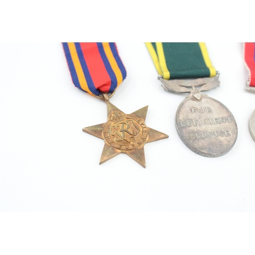 137 - WW2 Territorial Medal Group-Gordons Inc Burma Star, 2882217 Tpr A Cruickshank