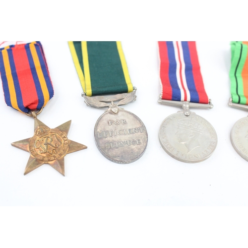 137 - WW2 Territorial Medal Group-Gordons Inc Burma Star, 2882217 Tpr A Cruickshank