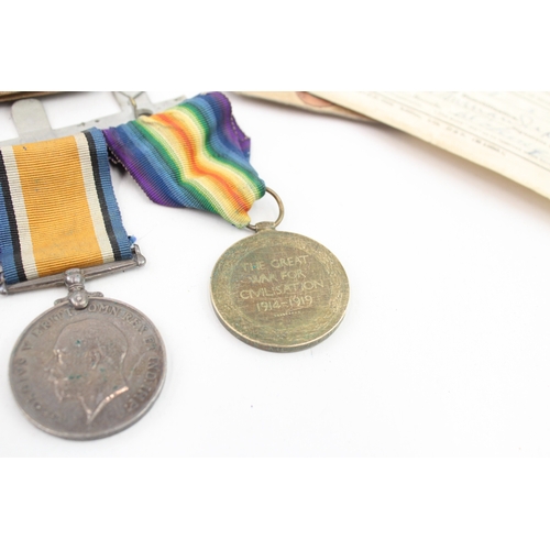 138 - Mounted WW1 1914-15 Star Trio Medals 66468 Pte A. J. Buckley RAMC & Service Book