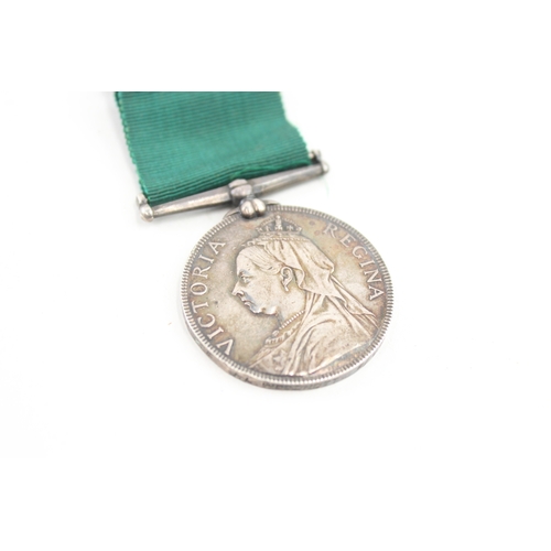 143 - Victorian Volunteer Long Service Medal 122 Pte J. L. Woodnott 2/VB RW Kent Regt