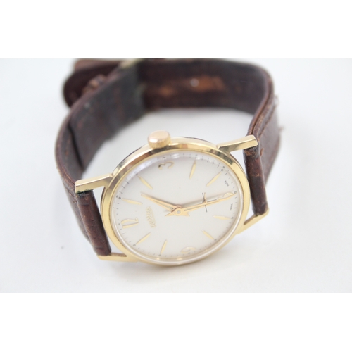 436 - Mens Vintage Roamer Gold Tone Watch Hand-Wind Working