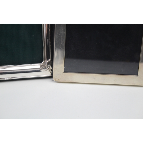 31 - 3 x .925 sterling photograph frames