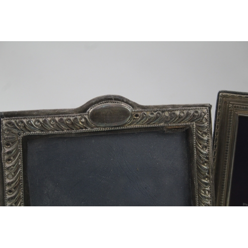 33 - 3 x vintage .925 sterling silver photograph frames