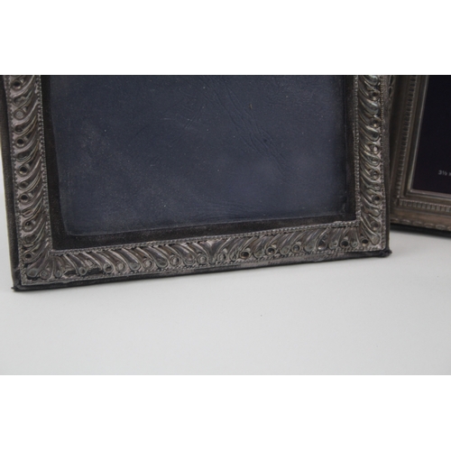 33 - 3 x vintage .925 sterling silver photograph frames