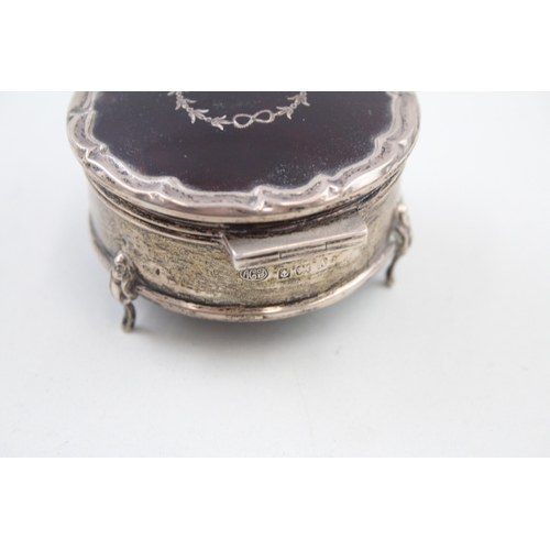 42 - .925 sterling jewellery / trinket box