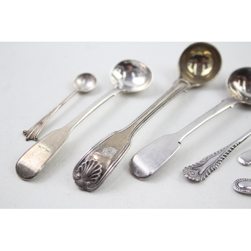 46 - 10 x .925 sterling condiment spoons