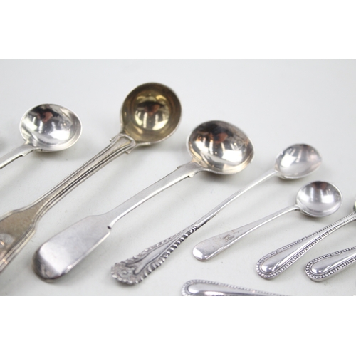 46 - 10 x .925 sterling condiment spoons