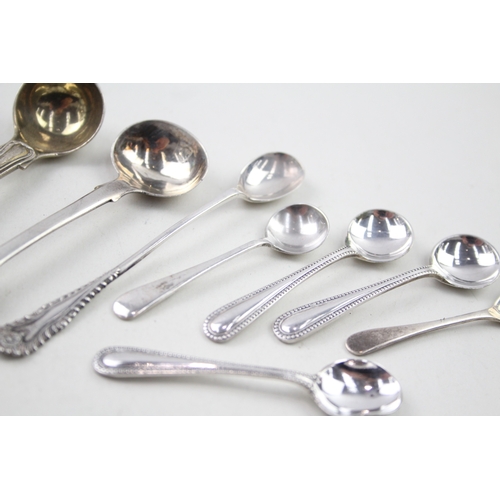 46 - 10 x .925 sterling condiment spoons