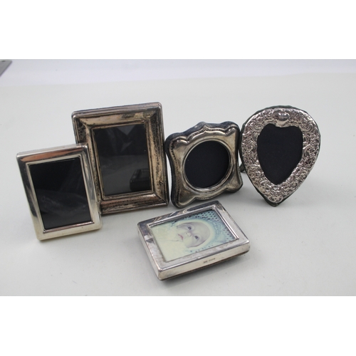 49 - 5 x .925 sterling silver small photographs