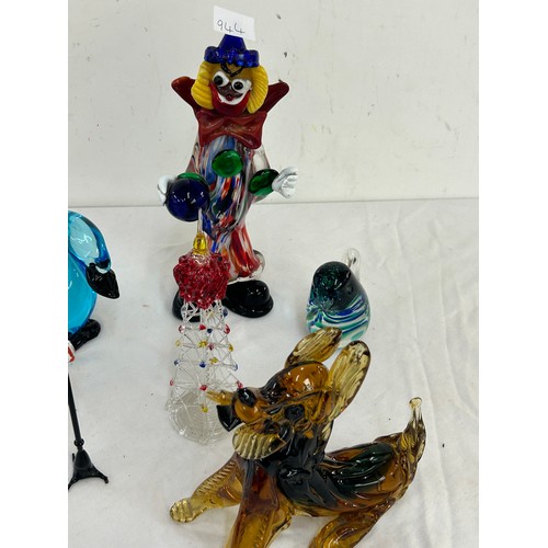 57 - Large selection of assorted Murano figures