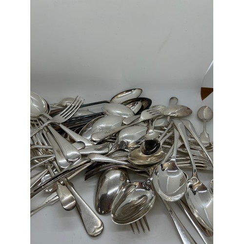 108 - Large selection of assorted silver plated cutlery