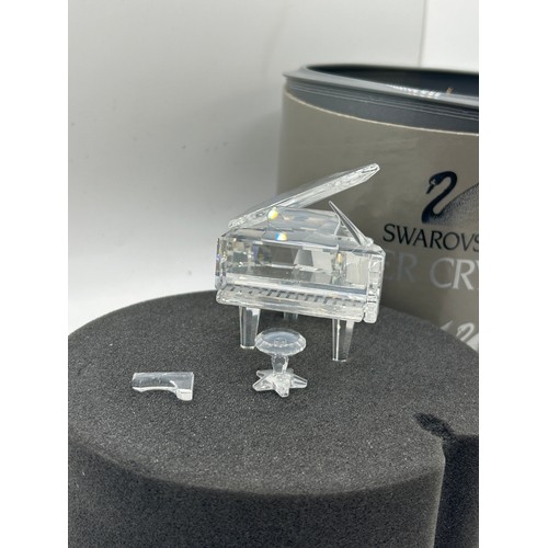 91 - Swarovski piano musical instrument Crystal Figurine A 7477 NR 000 006 With Box