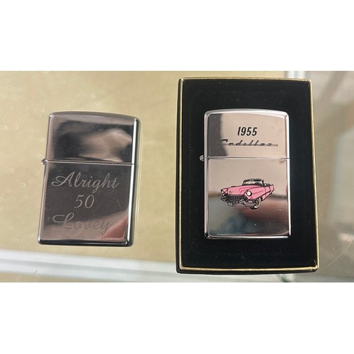 117 - 2  Zippo lighters, one boxed