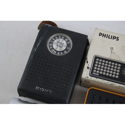 521 - Retro Vintage Radios Sony Philips Transistor Radios