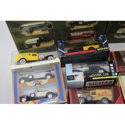 512 - Boxed Diecast Classic Cars Inc Dinky Matchbox Solido Elicor Jaguar Etc Job Lot