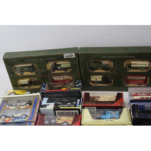 512 - Boxed Diecast Classic Cars Inc Dinky Matchbox Solido Elicor Jaguar Etc Job Lot