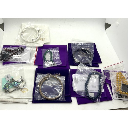 503 - 8 silver ladies Gemporia bracelets with dust bags and some with COA'S