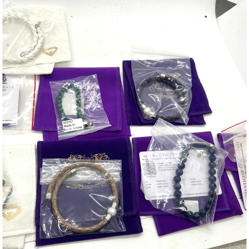 503 - 8 silver ladies Gemporia bracelets with dust bags and some with COA'S