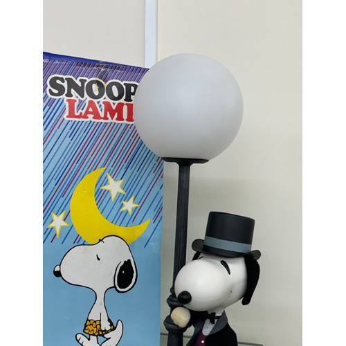 100 - Vintage Boxed Snoopy lamp, untested