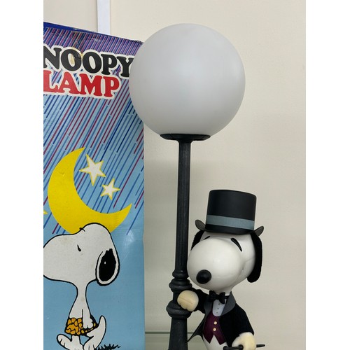 100 - Vintage Boxed Snoopy lamp, untested