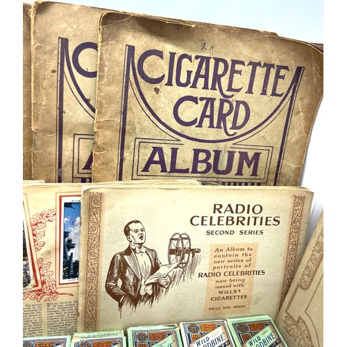 92 - Large selection of assorted cigarette cards includes albums, sets etc