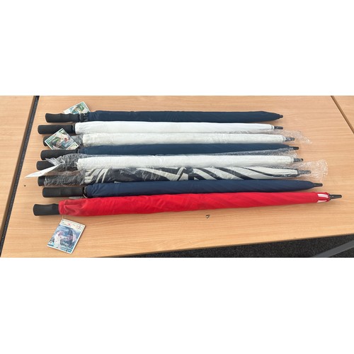 152 - 8 brand new Gust buster golf umbrellas