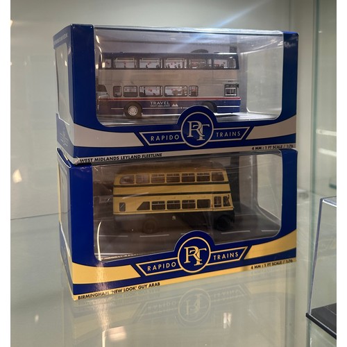 528 - Selection of original boxed bus vehicles to include maker Rapido trains inc etc