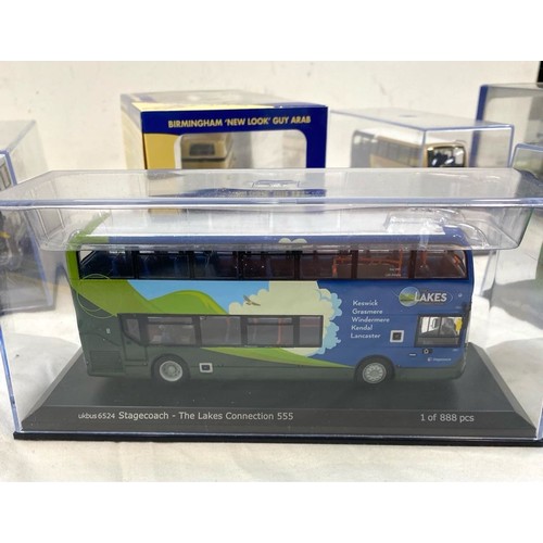 528 - Selection of original boxed bus vehicles to include maker Rapido trains inc etc