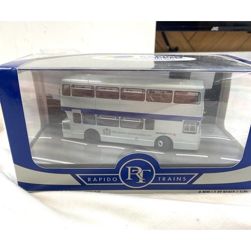 528 - Selection of original boxed bus vehicles to include maker Rapido trains inc etc