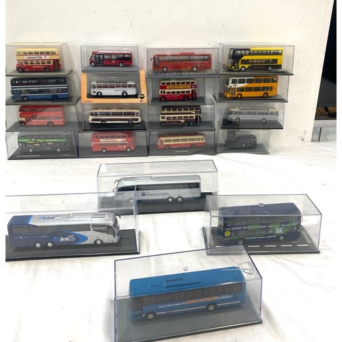 531 - Selection of 20 die cast bus vehicle models to include ' The Original Omnibus', ' Oxford' etc