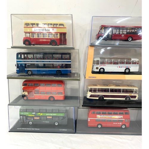 531 - Selection of 20 die cast bus vehicle models to include ' The Original Omnibus', ' Oxford' etc