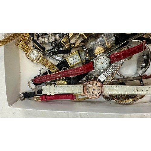 580 - Large selection of assorted ladies wristwatches includes Quartz etc