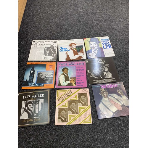 108 - Total of 9 Fats Waller LP's