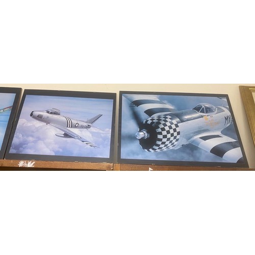 26 - Selection of assorted spitfire prints largest measures approximately 23 inches by 16 inches