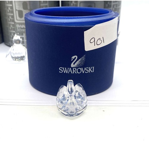 83 - Selection of swarovski crystals animals includes pig, hippo, owl etc