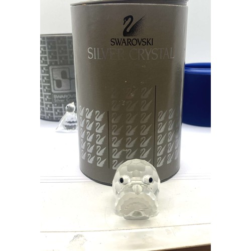 83 - Selection of swarovski crystals animals includes pig, hippo, owl etc