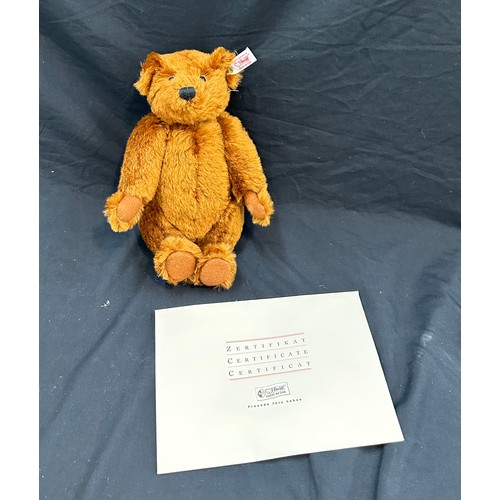 84 - Boxed Steiff The Artist bear 27cm tall