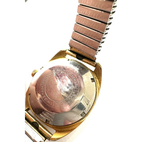 438 - Mens Vintage Mudu Gold Tone Watch Automatic Working