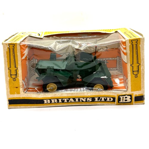 96 - Britains military vehicles british scout car, boxed