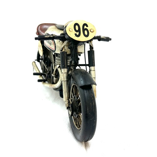 28 - Norton motor bike figure measures approximately 6 inches tall 11 inches wide