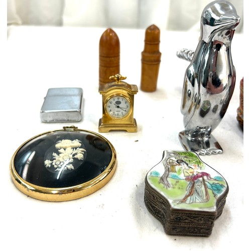 25 - Selection of collectables includes pin holders etc