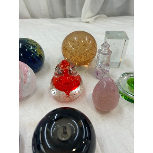 54 - Selection of assorted paperweights