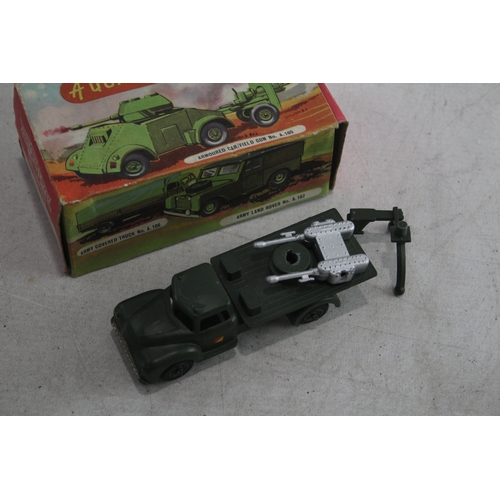 345 - BENBROS Qualitoys Mobile Anti Aircraft No A 102 Diecast Military Vintage Model