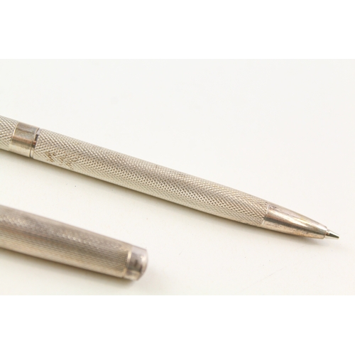 9 - .925 sterling cased fountain & ballpoint pen