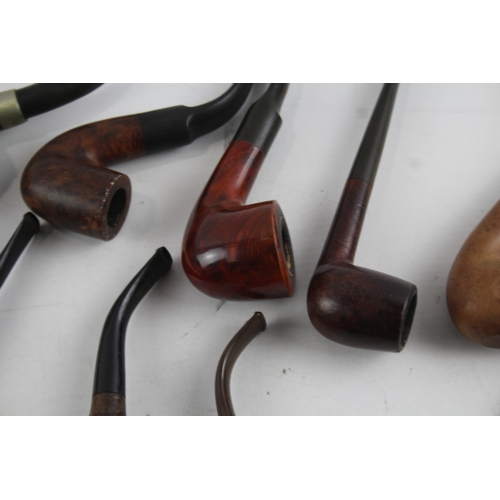 350 - Tobacco Estate Pipe Job Lot Inc. Vintage Briar Horse RAOB Torpedo Shoe Etc x 15