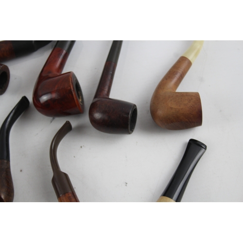 350 - Tobacco Estate Pipe Job Lot Inc. Vintage Briar Horse RAOB Torpedo Shoe Etc x 15