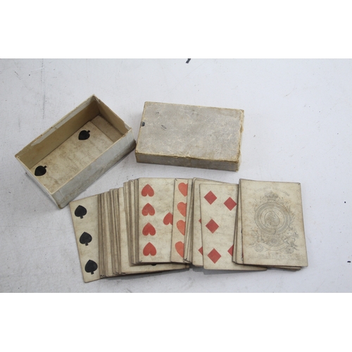 357 - Antique Banks Bros Deck of Cards 1 Missing Ace of Spades Missing